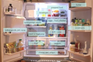 Fridge Organization for Meal Prep