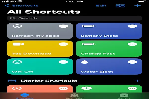 simple automation with shortcuts